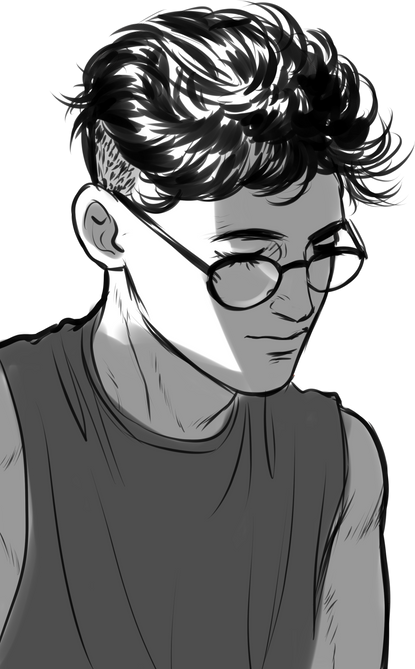 boy with glasses